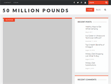 Tablet Screenshot of 50millionpounds.com